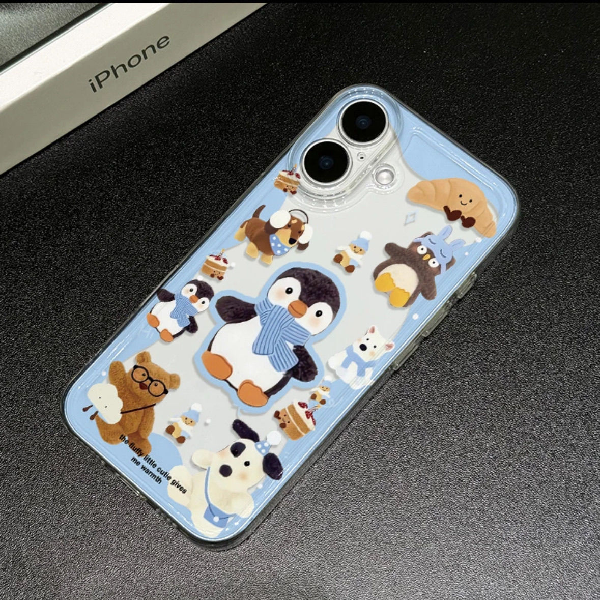 Cute Cartoon Suitable for Apple 15PROMAX Phone Case 16 16Pro Drop-resistant XSMax Animal 11 12 Stereo