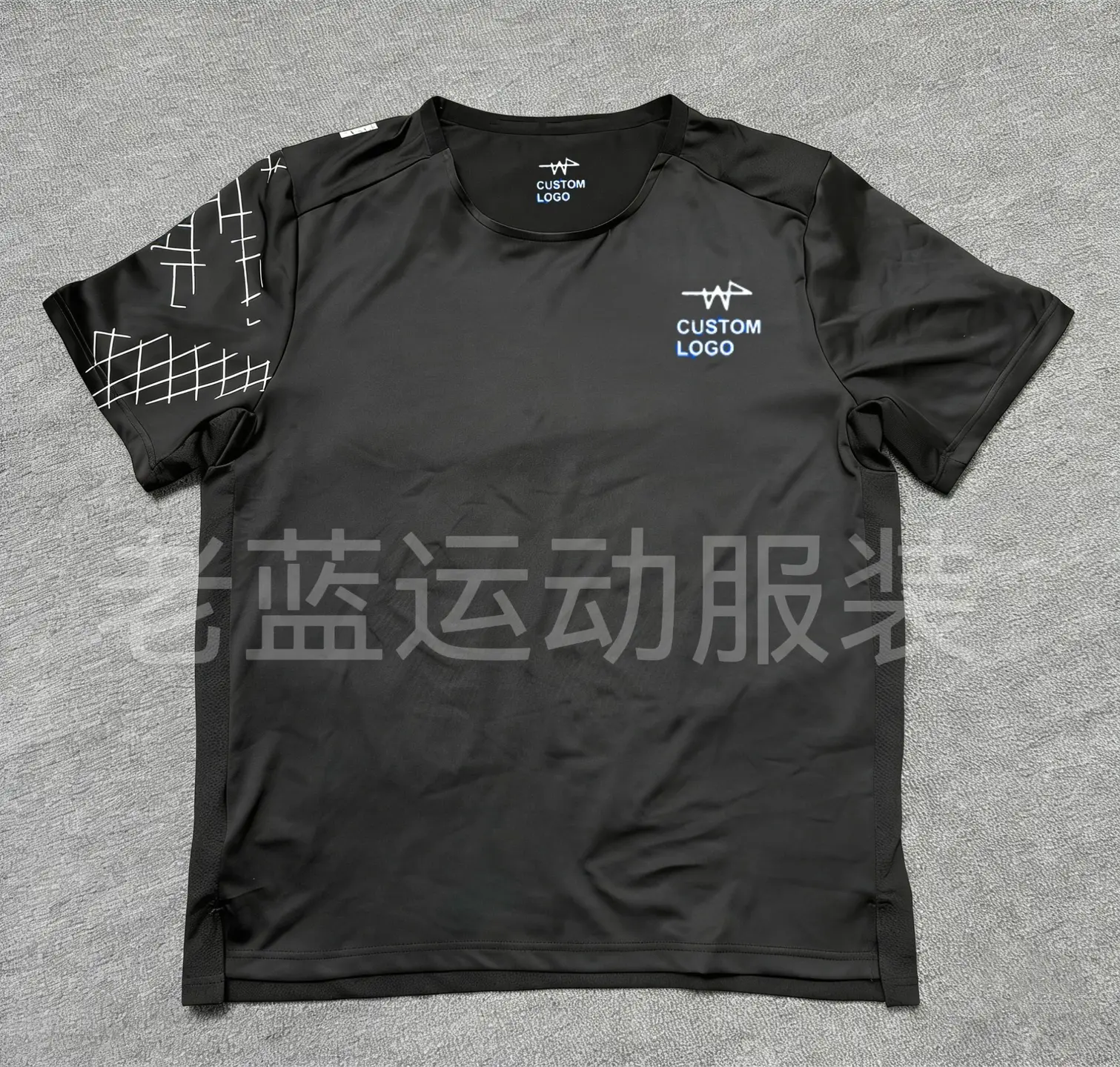 Elite Quick-Drying Short-Sleeved Men's Summer Running and Fitness Breathable Elastic Sports T-Shirt Mountaineering Training Quick-Drying Clothing