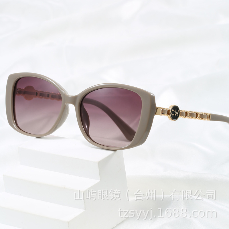 New Small Frame Retro Circular Polarized Sunglasses high quality Women's All-match Fashion Fashion Glasses UV Protection