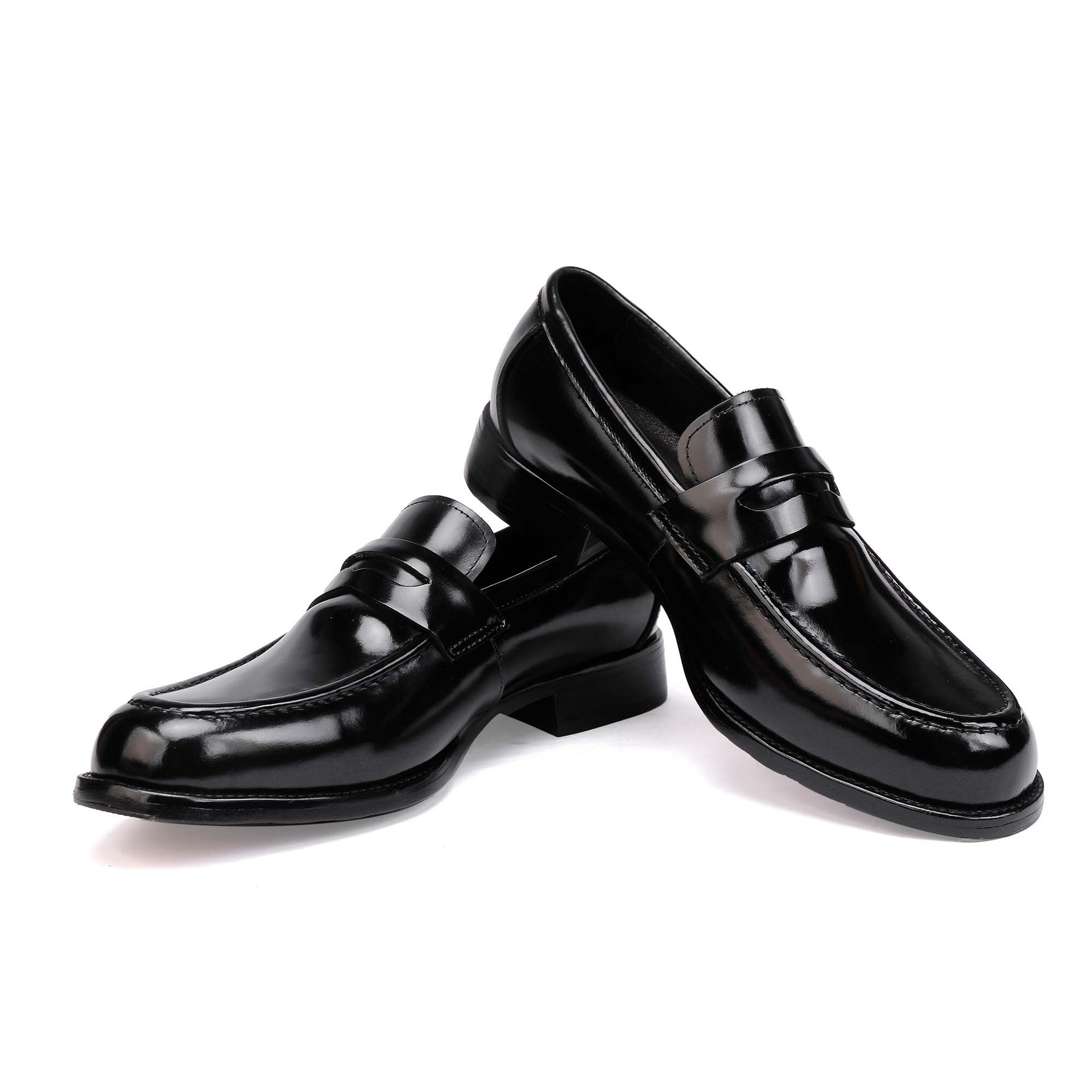 New Leafy Shoes Horse Hip Leather Business Dress Shoes Goodyear Leather Big Bottom British Leather Shoes Wedding Shoes Foto QC da 1688 su Qualit.ly
