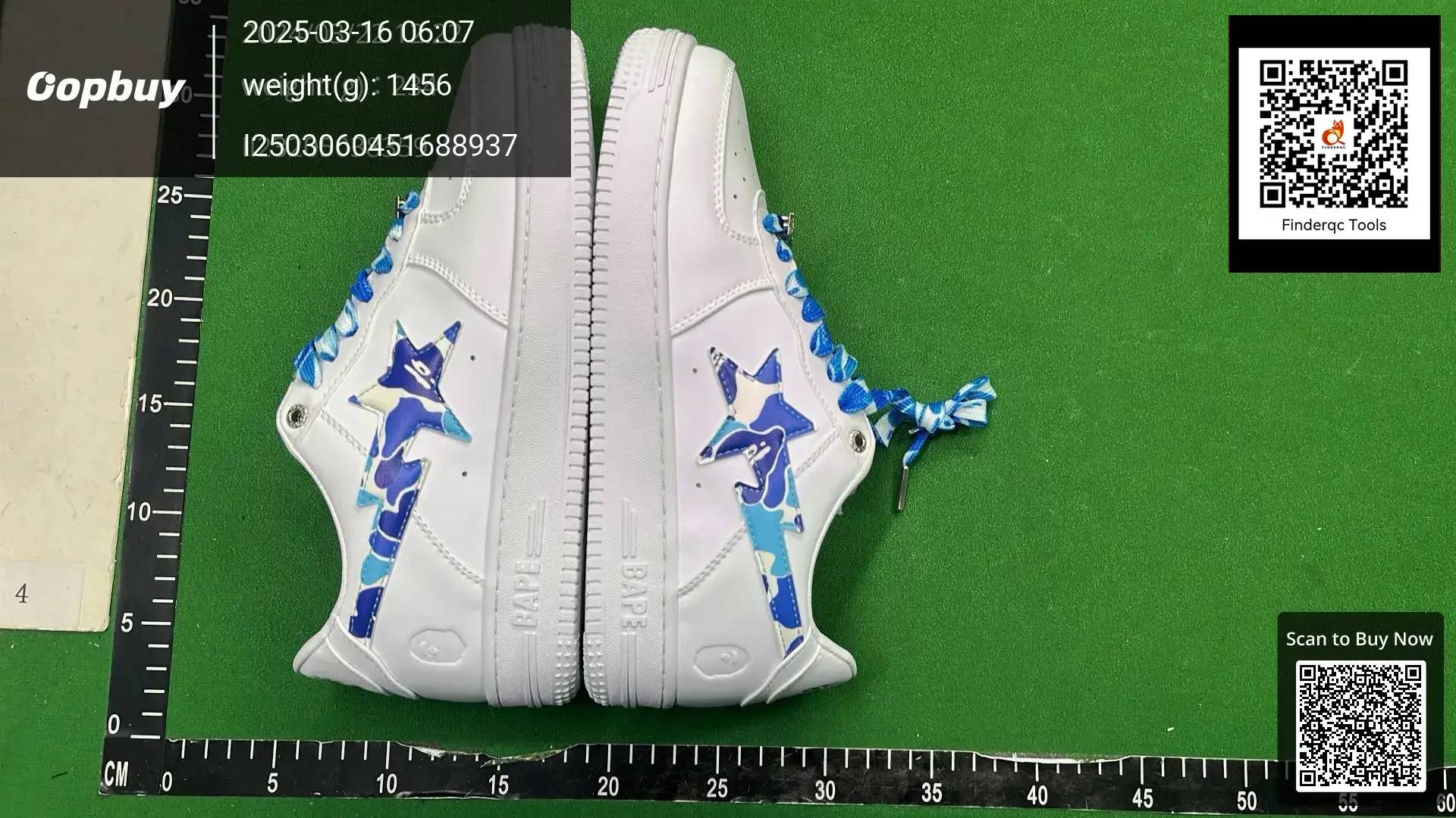 BAPE STA White Blue Camo