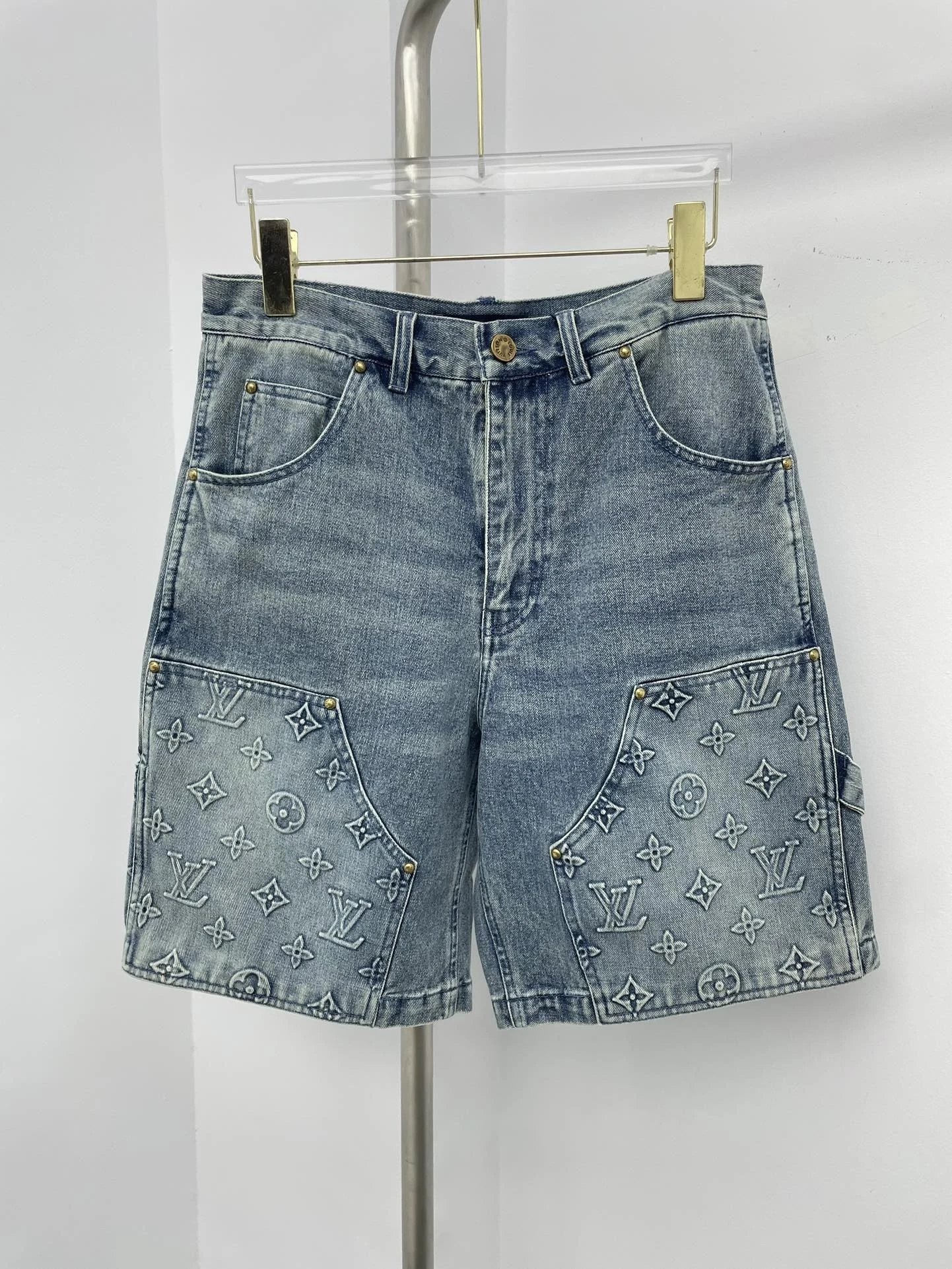 Louis Vuitton Monogram Denim Shorts