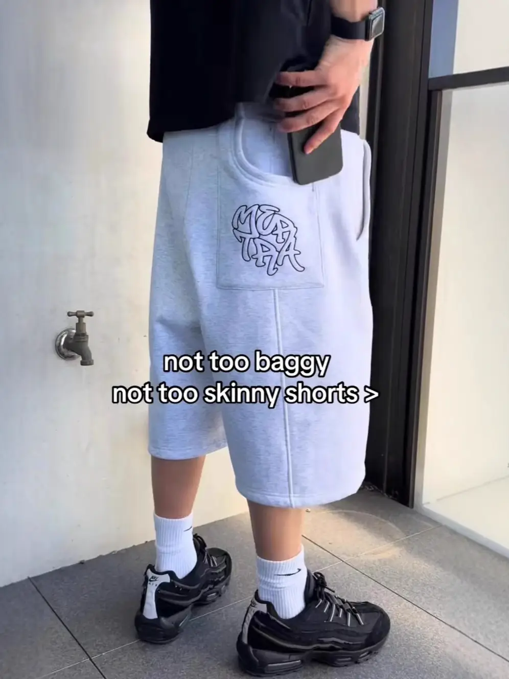 High-End European and American Foreign Trade Cross-Border Mertra Embroidered Letter Shorts Hip-Hop Streetwear Shorts