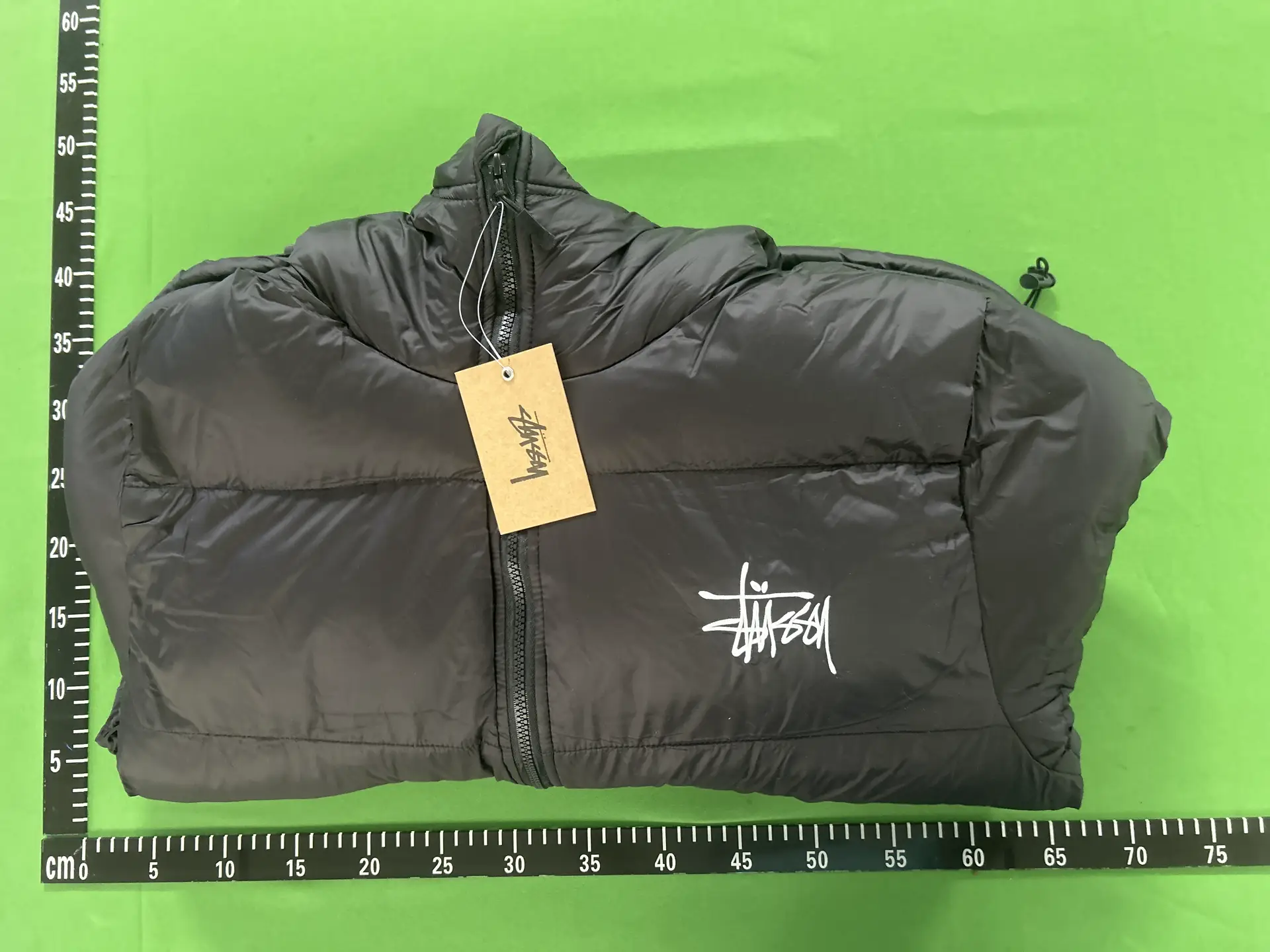 Stussy Puffer Jacket Black