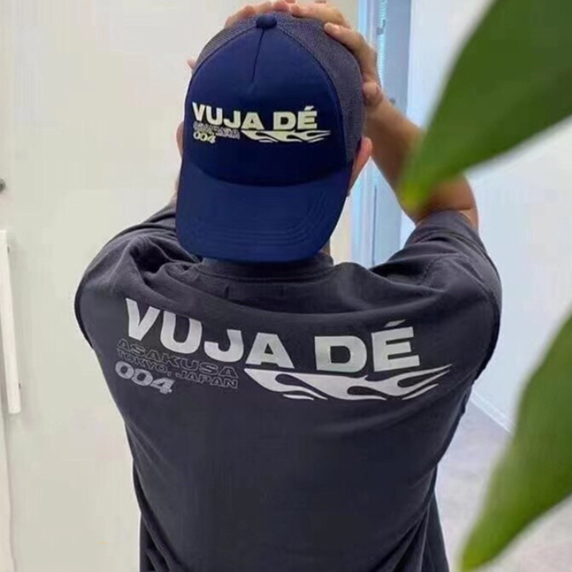 High Version VUJADE004vibe Style Washed Loose Short Sleeve KENIJIMA Same Style Trendy Brand Men's and Women's T-shirt Fotografie QC de pe 1688 pe Qualit.ly