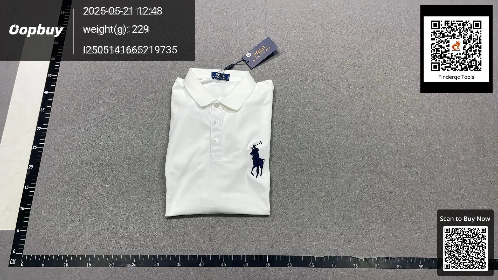 Polo Ralph Lauren Classic Fit White Polo Shirt