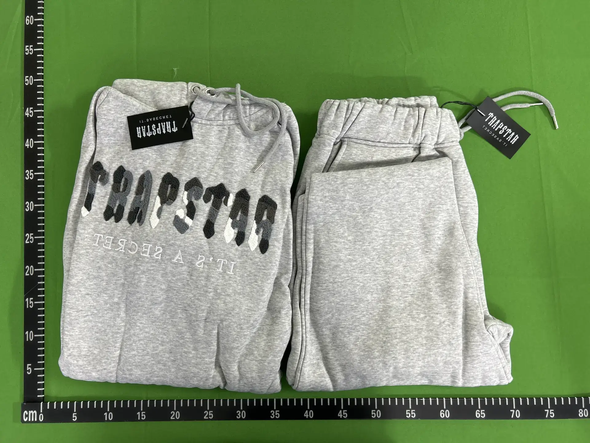 Cross-Border Export Trendy Brand Tra Rainbow Gradient Letters Tiger Head Embroider Hooded Sweatshirt Sports Sweatpants Men's and Women's Suits