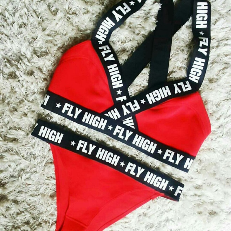 Cross-border supply Europe and the United States foreign trade hot sexy underwear sexy underwear gathered sports vest exposed navel two-piece set