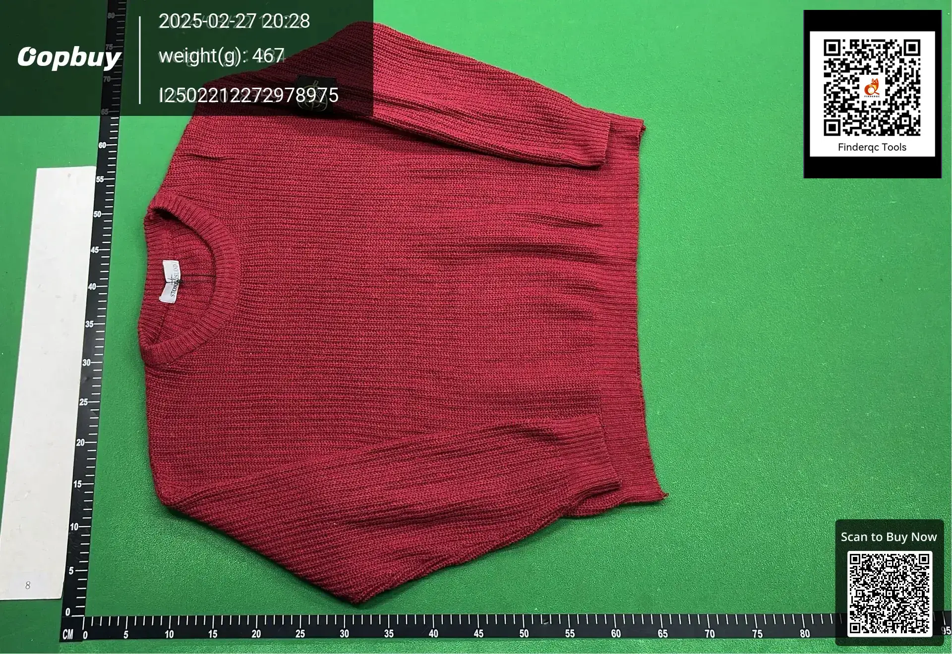 Stone Island Crewneck Sweater Red