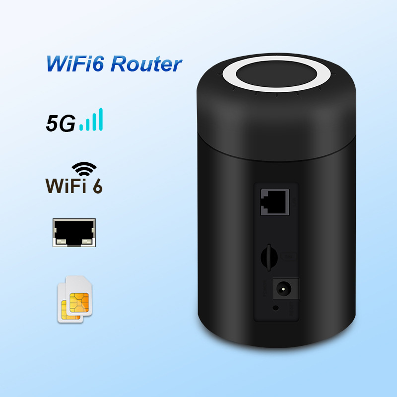 1200m Portable Wifi6 Gigabit Dual-Band Full Network Cpe High-Speed Mobile Portable Home Office 5g Router