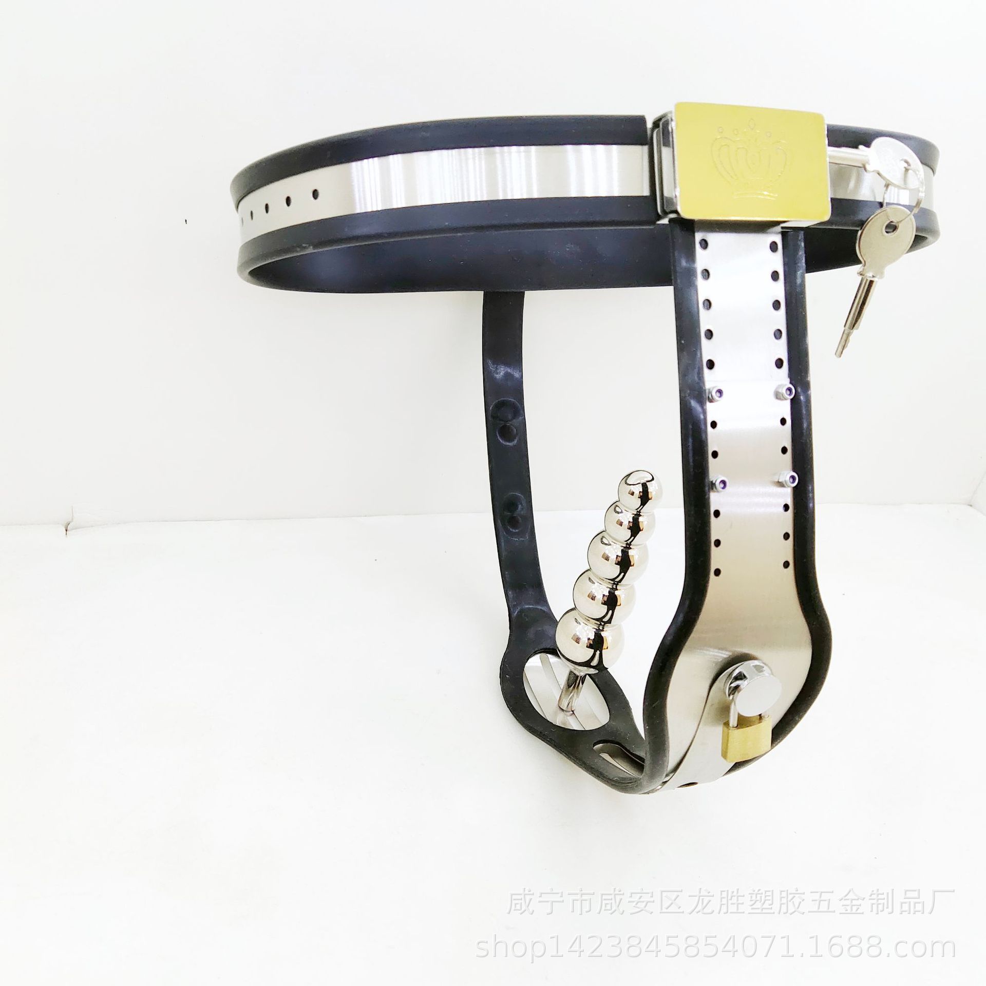 M tuning heart-shaped chastity lock stainless steel chastity pants iron underwear single Steel Iron Pants