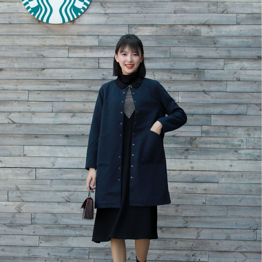 Yun Yun Spring and Autumn Women's Fashion Jacket 2026 New Women's Trench Coat Mid-Length Trendy Plus Size Spring Coat