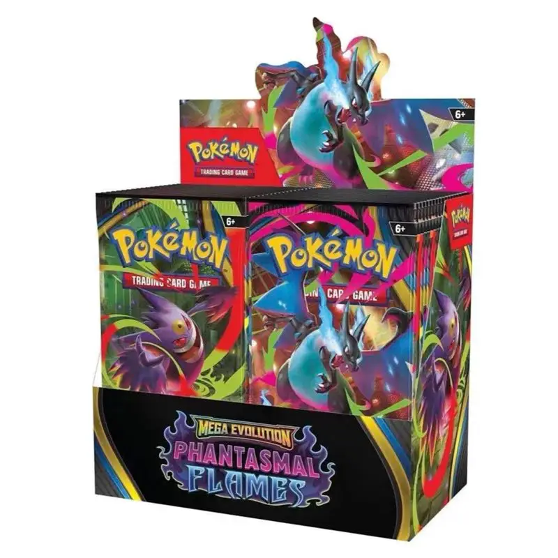 Pokémon packs 360张宝可梦m2卡牌神奇宝贝MEGA助推器卡包闪卡系列盲盒宠物精灵