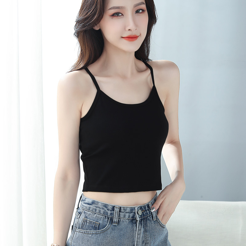 Camisole Women's Sexy Spice Girls ins Trendy Post-Crossing Caution Machine