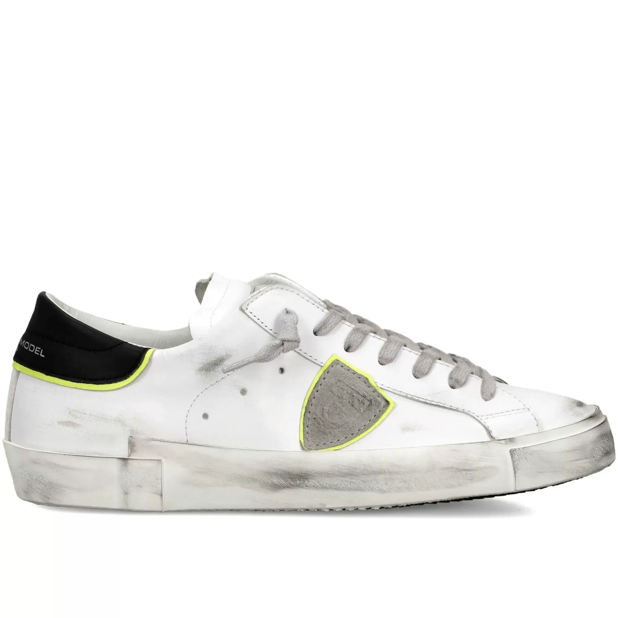 Philippe Model Paris dirty shoes, small dirty shoes, black tailed worn-out board shoes, men's shoes, women's shoes, casual shoes