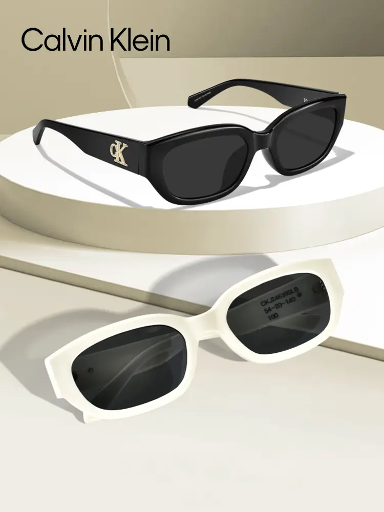 CK Sunglasses Cat Eye New Arrival Retro Narrow Frame Men's and Women's Myopia Sunglasses Can Be Equipped with Degrees UV Protection