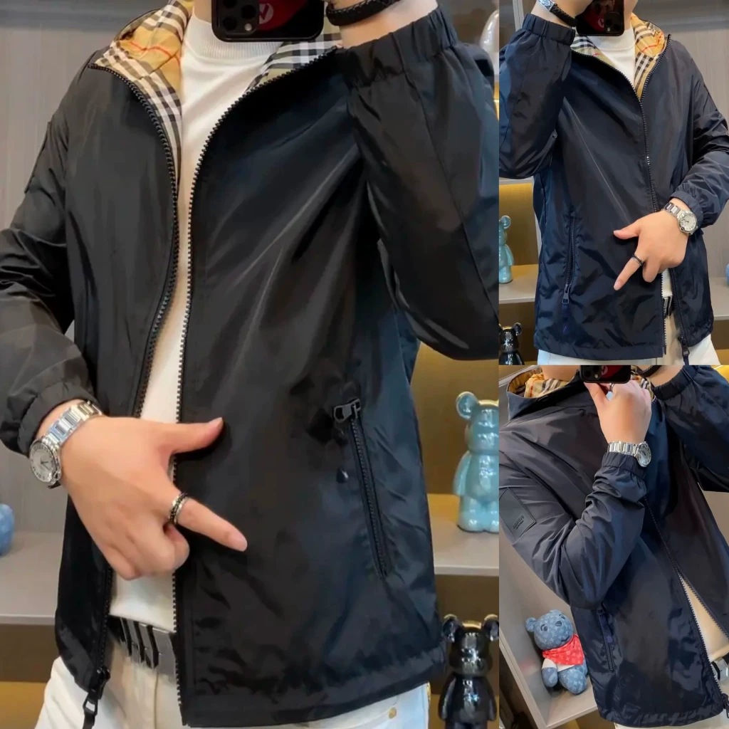 8820 Spring and Autumn Men New Hooded jacket Outwear Fancy Fashion Casual High Quality Handsome Fan Trendy