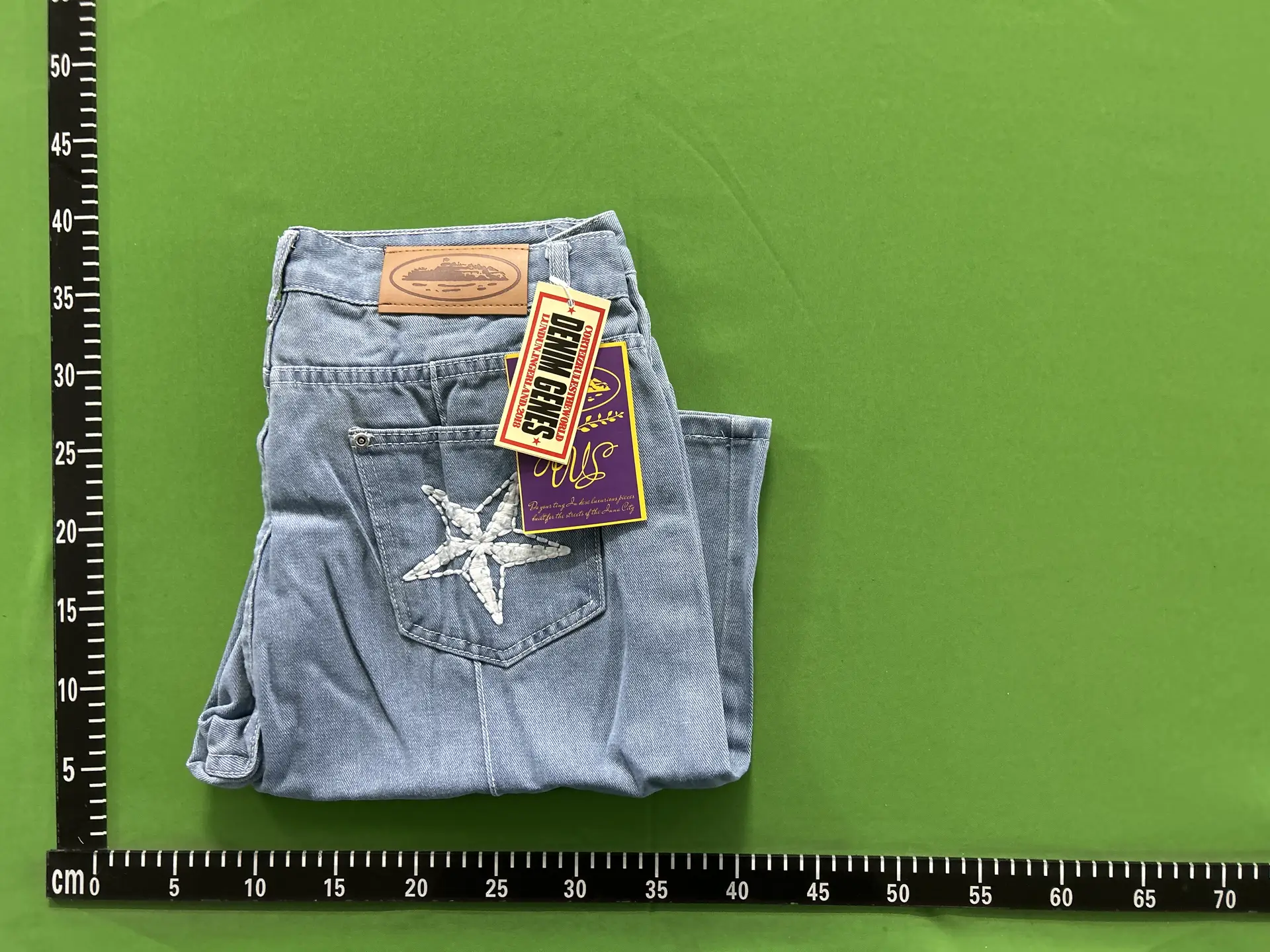 American Retro High-End Jeans New Style Star Embroidery High Street Hip-Hop Washed Distressed Casual Pants Wholesale