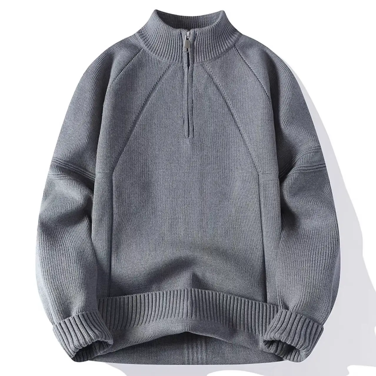 2024 New WE63016965 Autumn/Winter Casual Sweater Men's Long Sleeve Knitted Bottom Shirt One Piece Hair Replacement