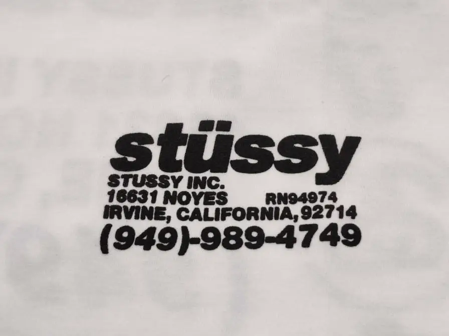 Stussy Hooligan Y2436 Printed Short Sleeves
