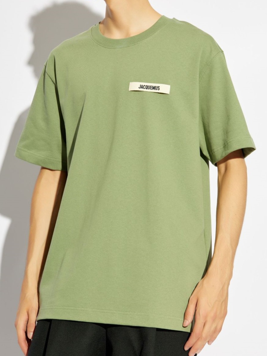 25 Years Early Autumn Men's Logo Printed Fashion Short-Sleeved T-Shirt Round Neck Classic Jacquemus Top Same Style for Men and Women QC-foto från 1688 på Qualit.ly