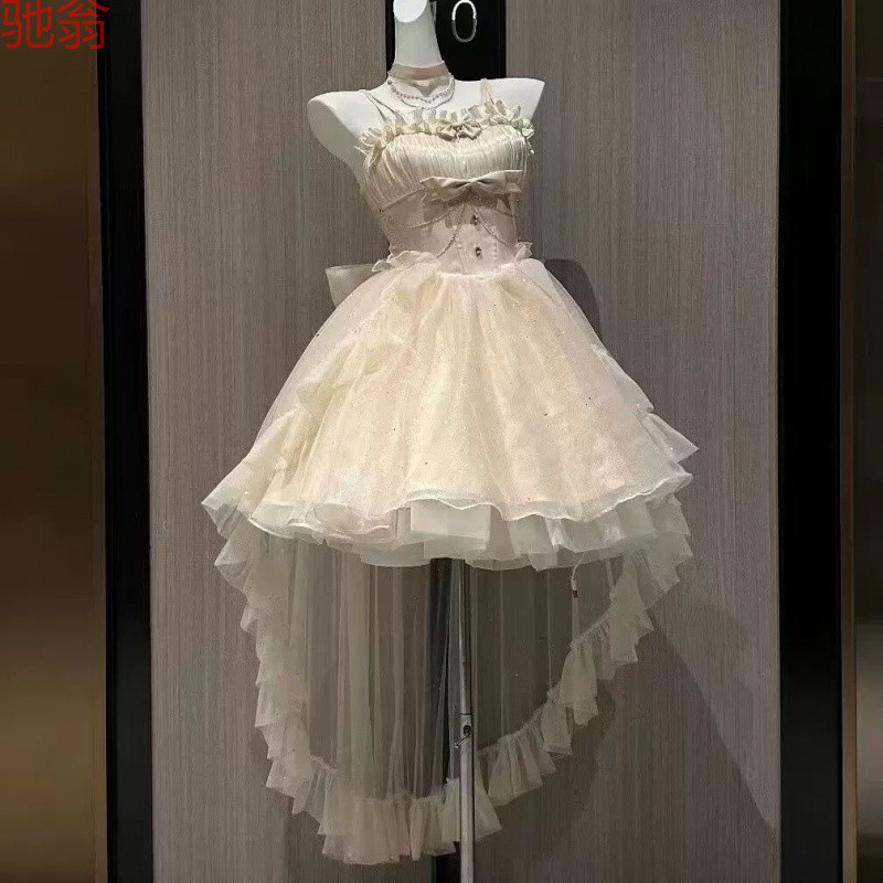W9Q Summer New Korean-style High-end Exquisite Socialite-style Fashion Tight Waist Slim Slim Tight dress Skirt