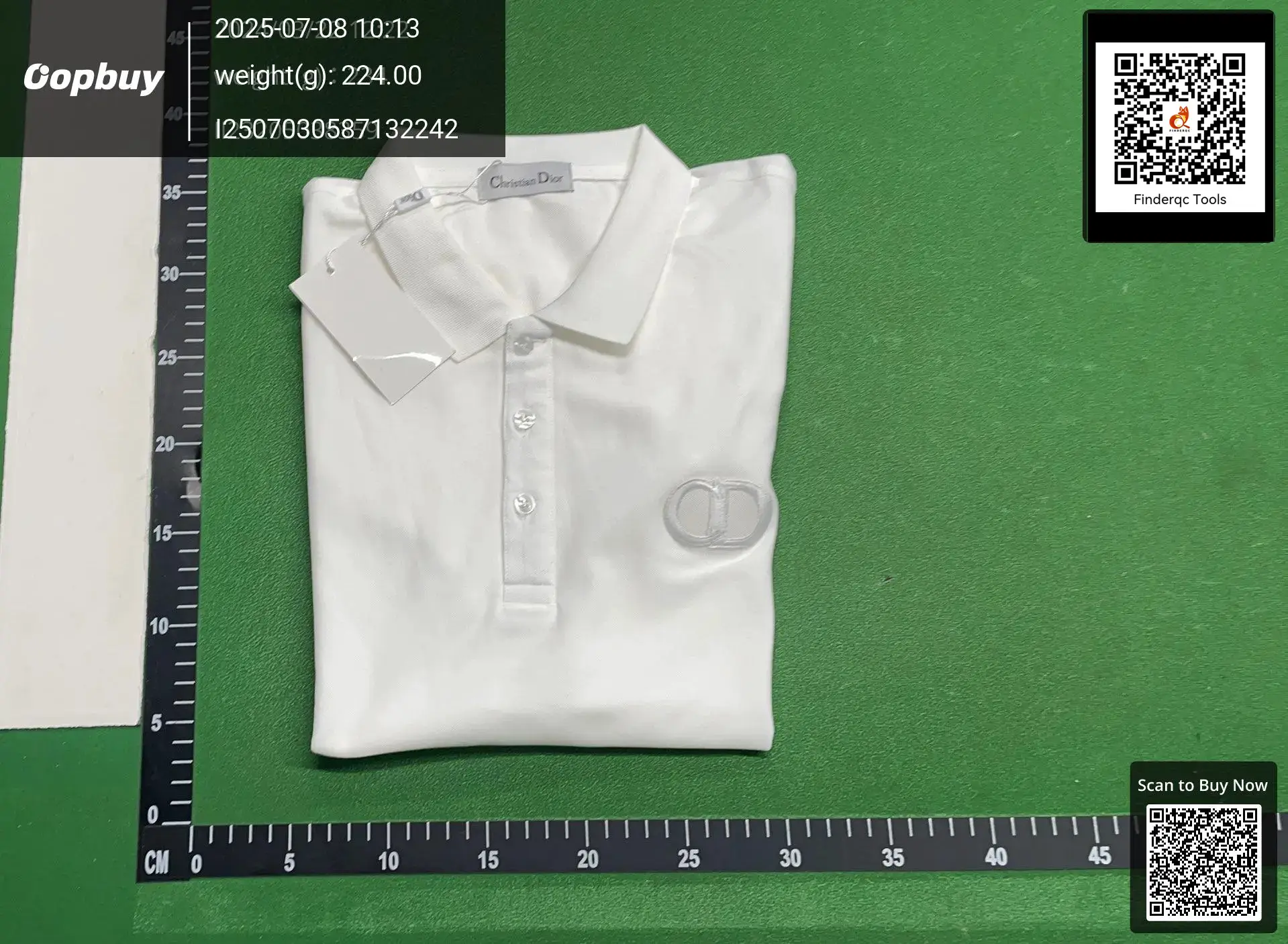 Christian Dior Polo Shirt White