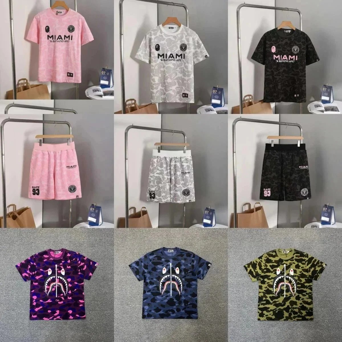 美式潮牌休闲短袖套装-005 https://finds.cheap