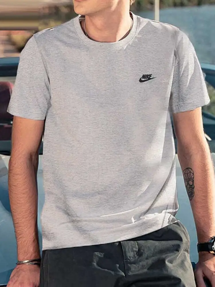 Nike Nike New arrival Short-Sleeved Men's T-Shirt Loose Half-Sleeved Breathable Sports and Leisure Wear Ar4999