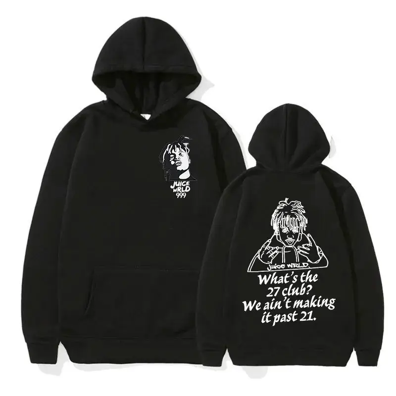Rapper Juice Wrld Graphic Hoodies Men Women Fashion Casual P