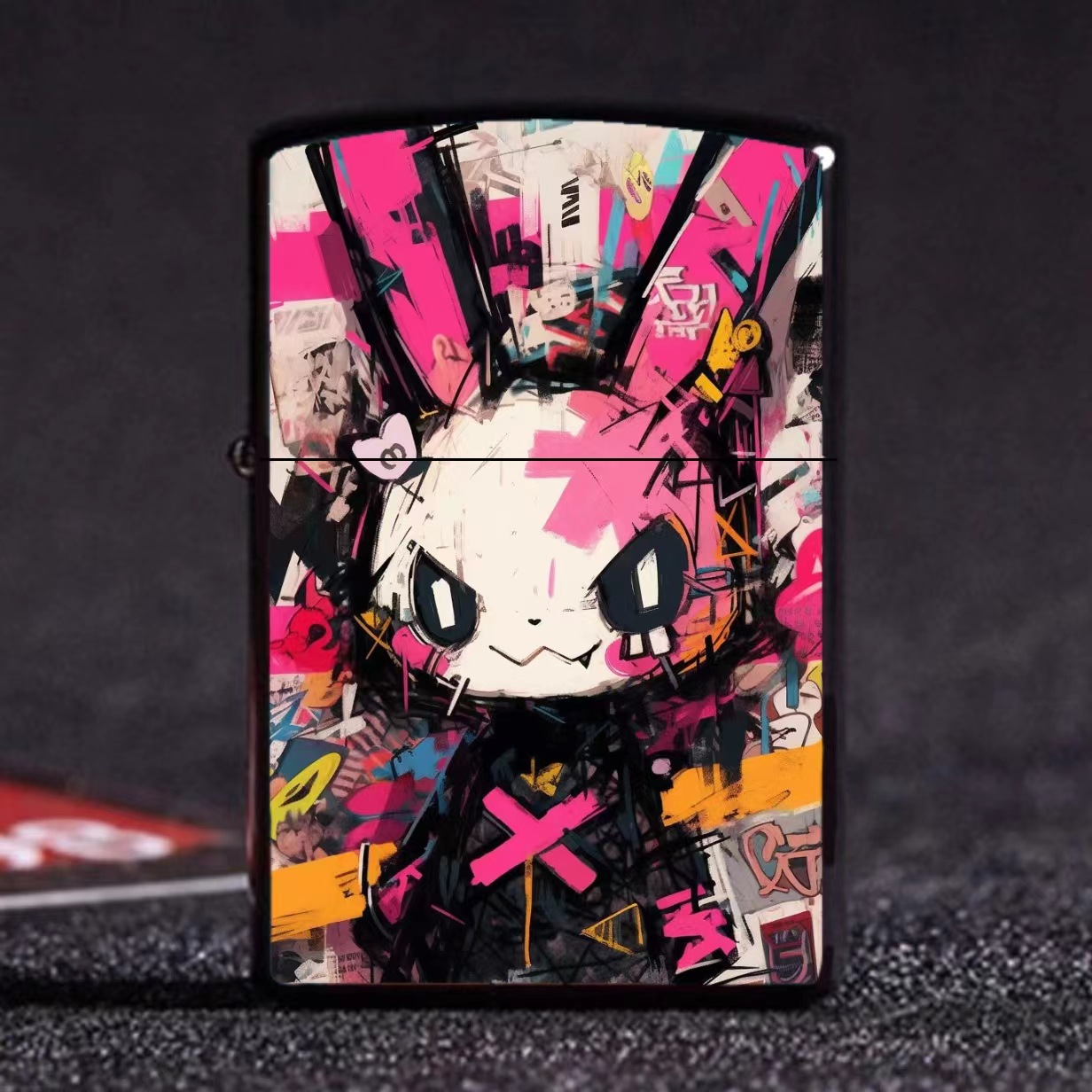 SUP fashion brand lighter creative copywriting boutique kerosene windproof lighter metal shell support Douyin delivery