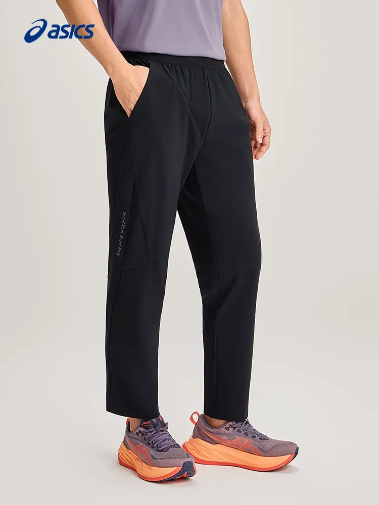 Asics Asics New Arrival Men's Moisture Absorption and Quick Drying Running Trousers Breathable Elastic Cool Feeling Shoelace Sports Trousers