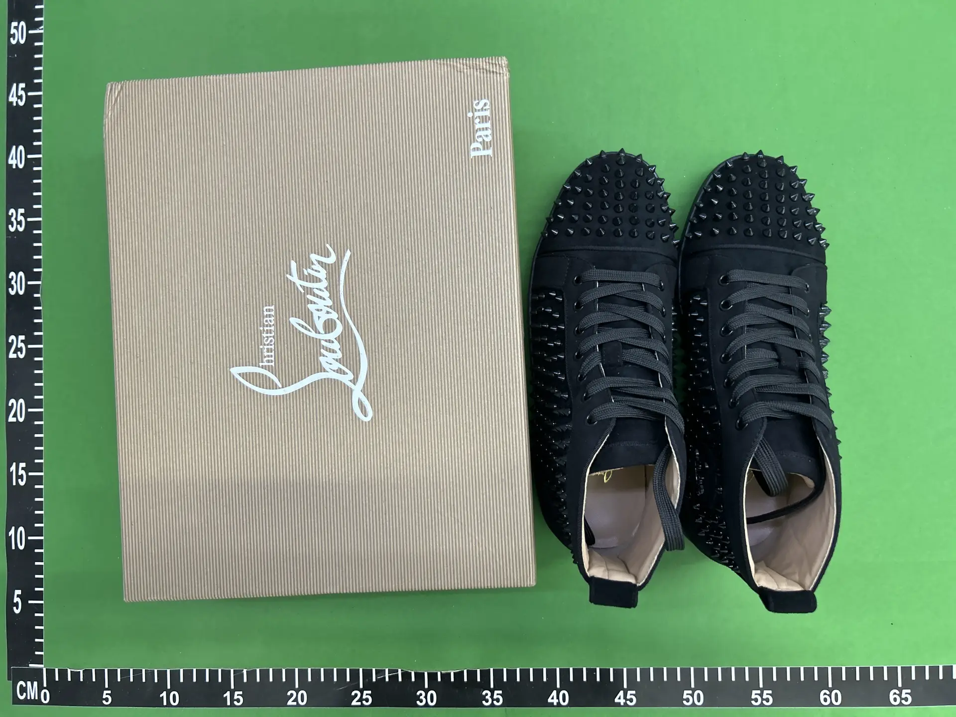 Christian Louboutin Spiked Sneakers Black