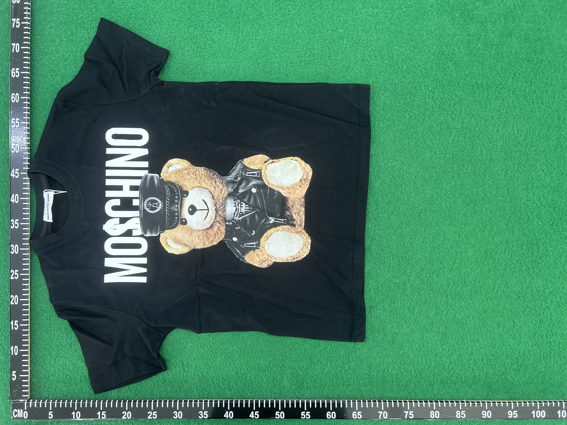 Moschino Black Cartoon Bear T-Shirt
