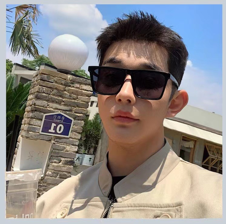 2023 new fashion polarized sunglasses men's and women's all-match sunglasses anti-ultraviolet sunshade driving glasses
