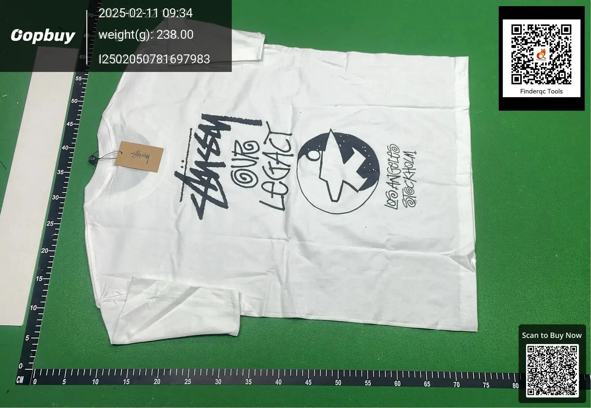 Foreign Trade European and American Fashion Brand Stu Black 8 West Classic Dice T-shirt Pure Cotton Short Sleeve Couple Summer Loose Men