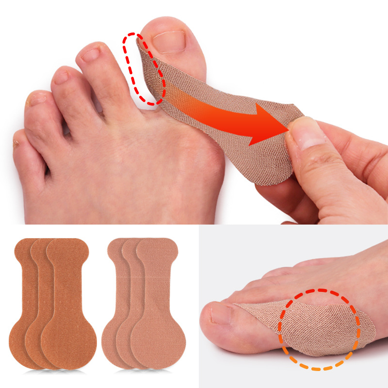Thumb Valgus Correction Patch, Big Toe Separator, Anti-Wear and Anti-Foot Patch, Sports Protection, Stable Fixation, Self-Adhesive Finger Fixer