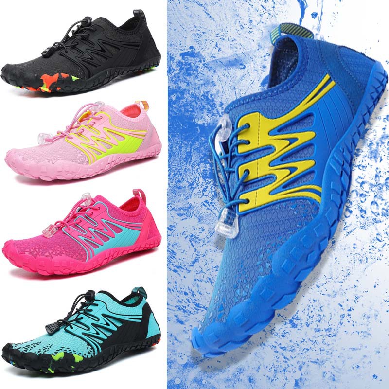 Cross-border Outdoor Wading Beach Shoes Men's and Women's Barefoot Diving Shoes Swimming Fitness Riding Climbing Five Fingers Tracing Shoes