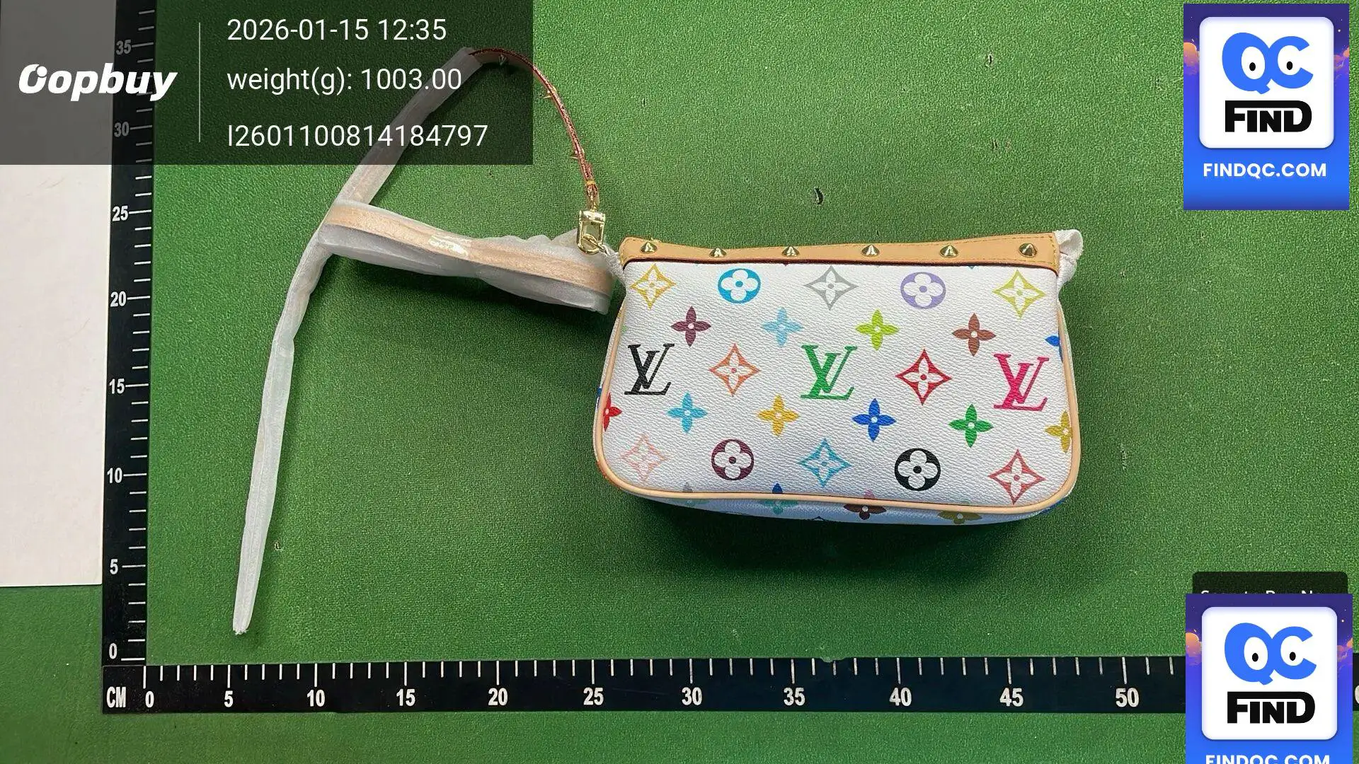Louis Vuitton Pochette Accessoires White Multicolore