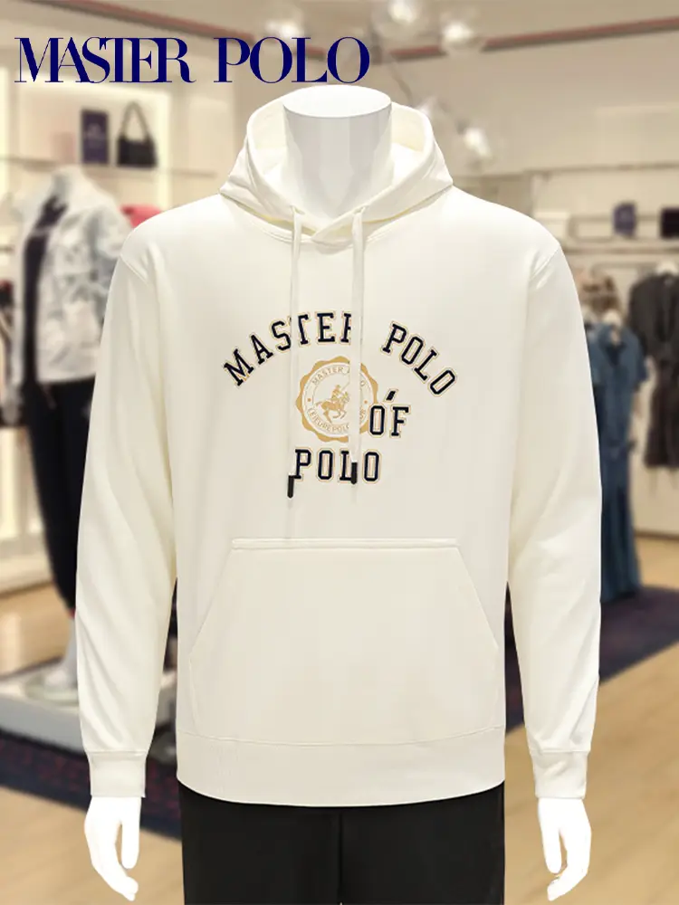 American Paul Men Pullover Hooded Sweatshirt Spring and Autumn New arrival American Style Print Casual Sports Tops