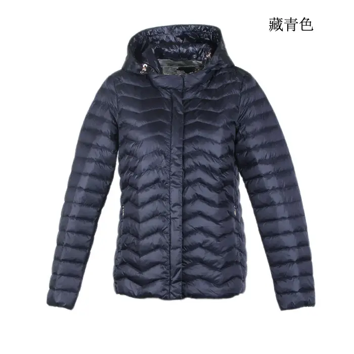 G Italian Light Luxury Brand Breathable Clothing down Jacket Loose Fit with Detachable Hood Lightweight W3525A Winter
