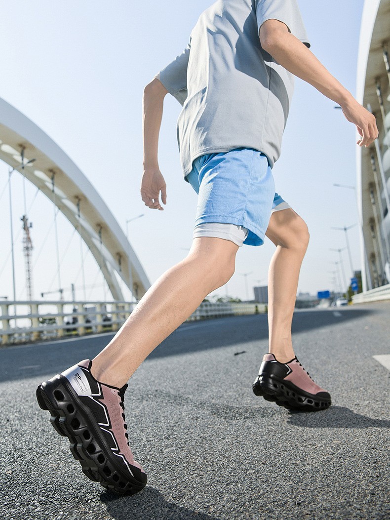 2026 Spring New Cross-Border Large Size 45 Men's Shoes with Cushioning, Lightweight Mesh, Breathable Casual Sports Jogging Men's Shoes Trendy