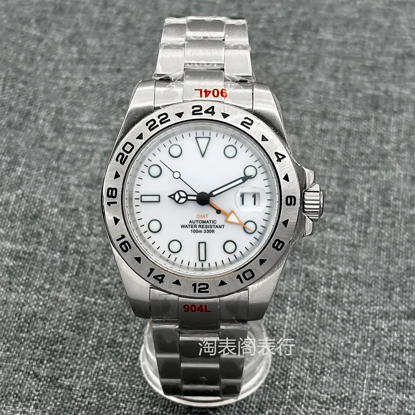 40Mm/43Mm Japanese Nh34 Movement Gmt Men Mechanical Watch Explorer Ii Sapphire Glass