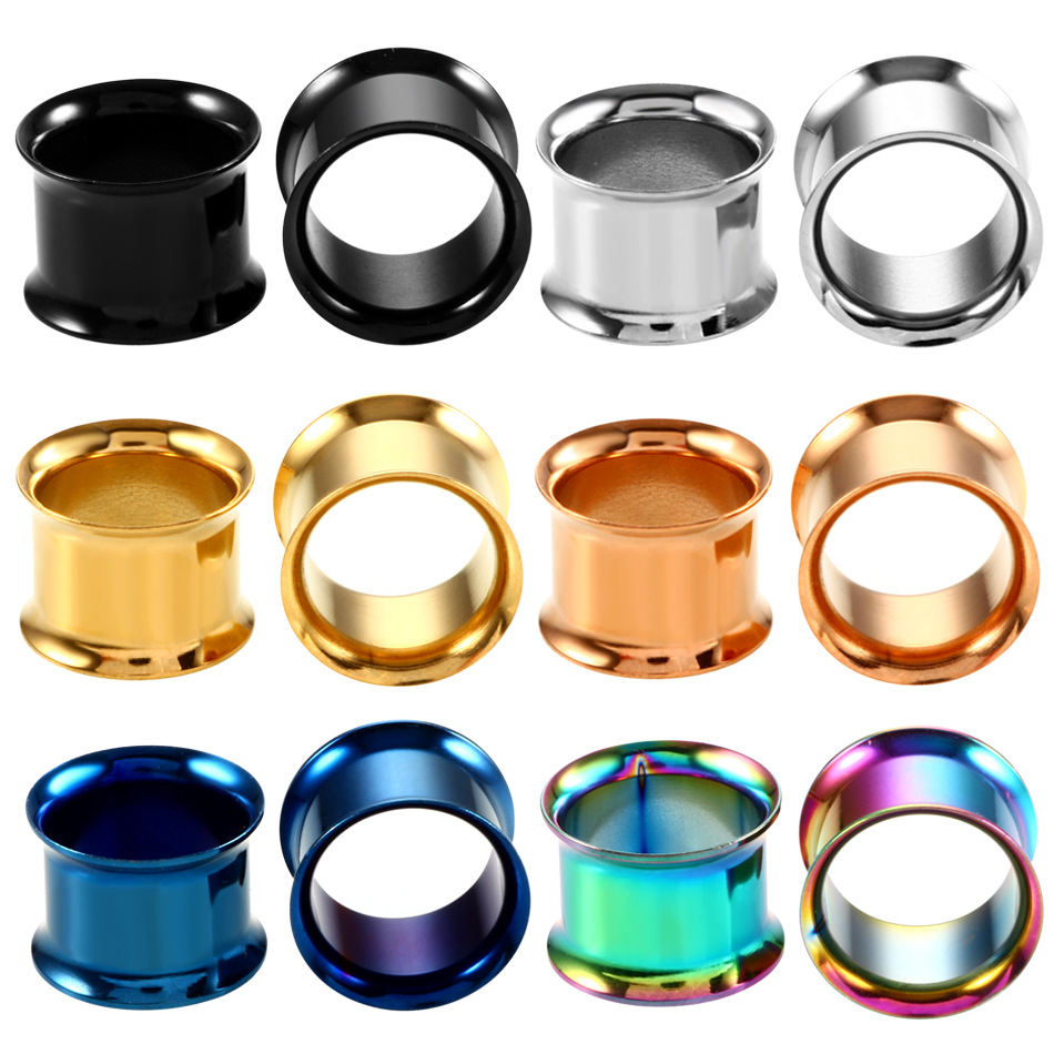 316 stainless steel inner teeth double horn auricle multicolor thread auricle online wholesale