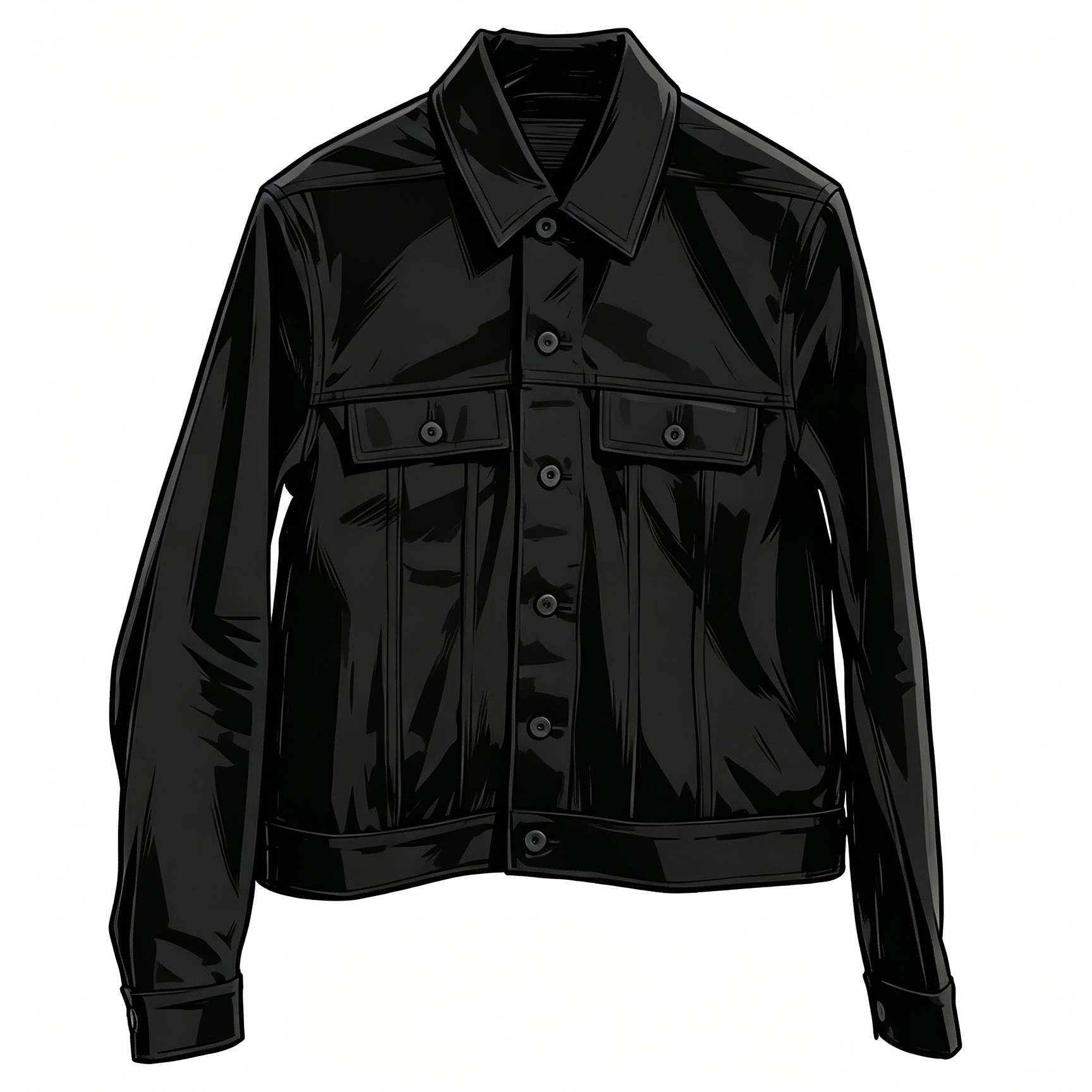 Richbro TRUCKER jacket Japan 16oz Foto QC de TAOBAO na Qualit.ly