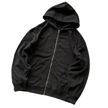 Left same-color embroidery war code standard two-color zipper hooded coat 22082420 Fotografie QC de pe WEIDIAN pe Qualit.ly