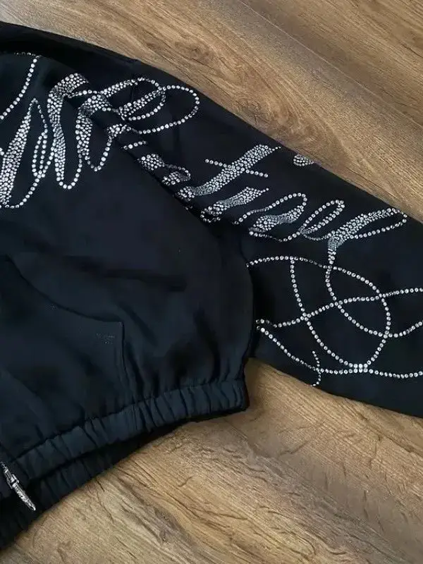 Diamond long sleeved sportswear retro casual top