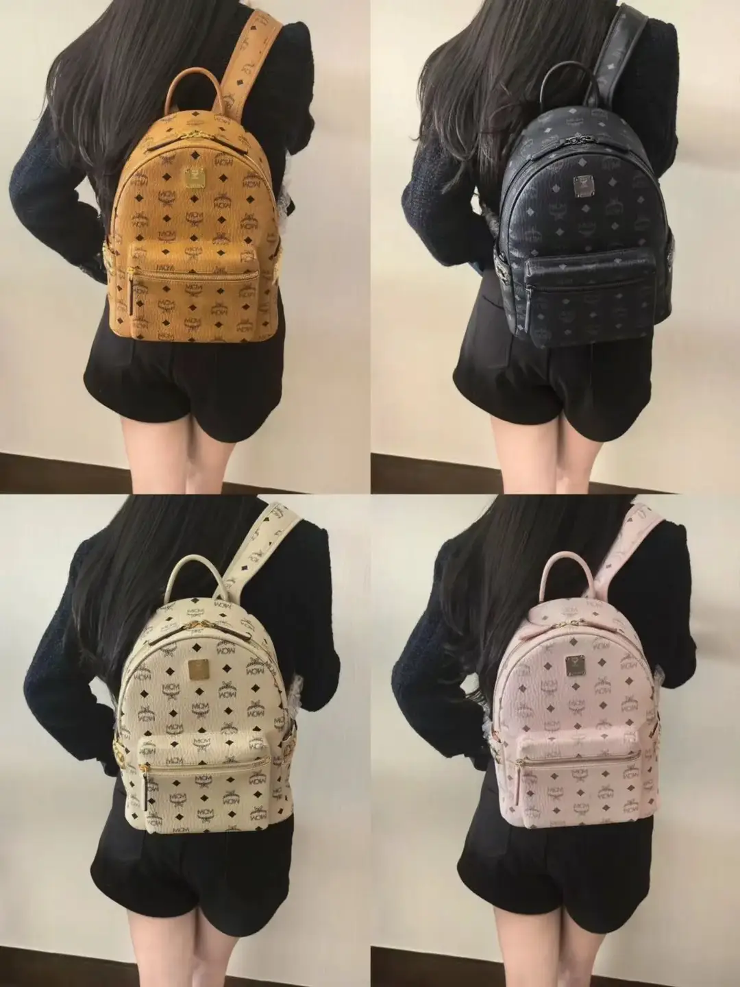 MC经典柳钉背包(女款)