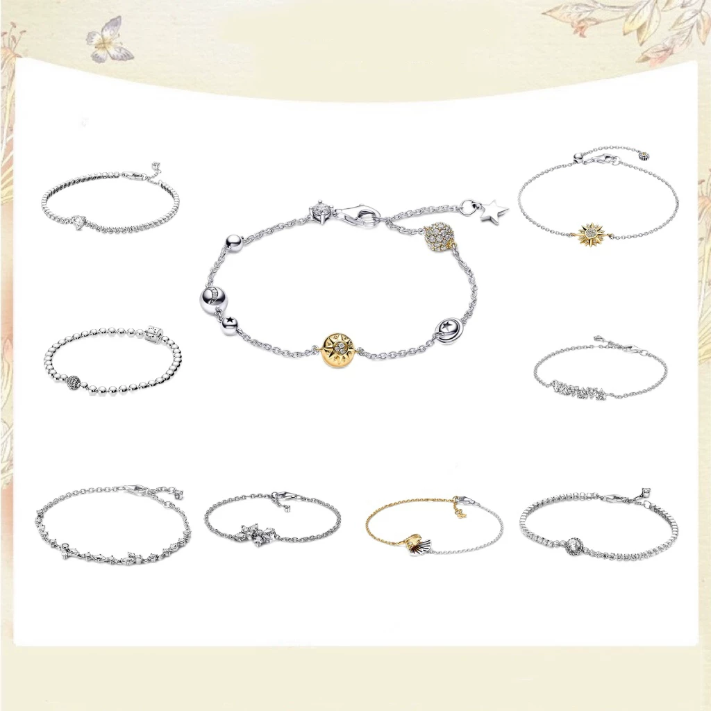 925 sterling silver bracelet, women's love, simple, personalized, fashionable, niche design, ins, light luxury, give as a birthday gift