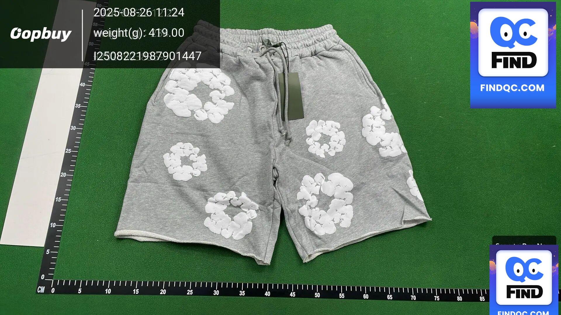 FOG foam printed shorts 2024 European and American fashion brand men's plus size loose multi-color beach pants wholesale QC